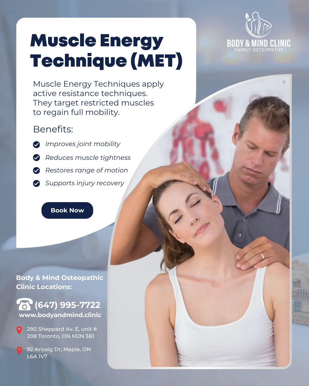 Muscle Energy Technique Osteopathy
