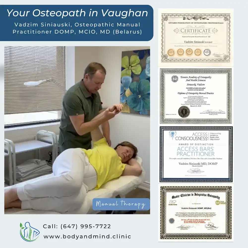 Osteopath in Vaughan Body & Mind Clinic